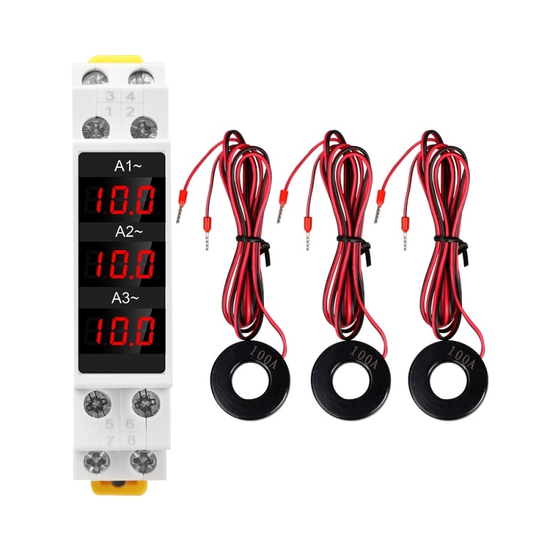 Ampermetru Sinotimer, trifazic, masoara curentul 3P, SDM010A