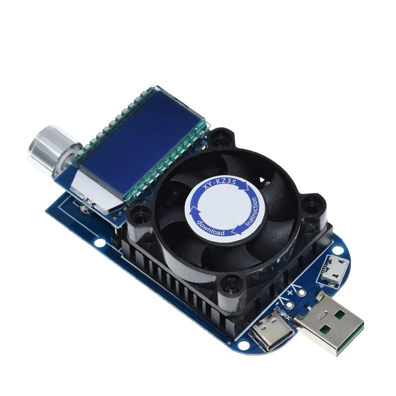 Voltmetru inteligent tester sarcina electronica USB, tester capacitate baterie, KZ35