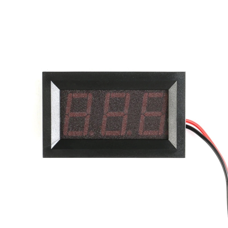 Voltmetru digital 4.5-30V, display rosu