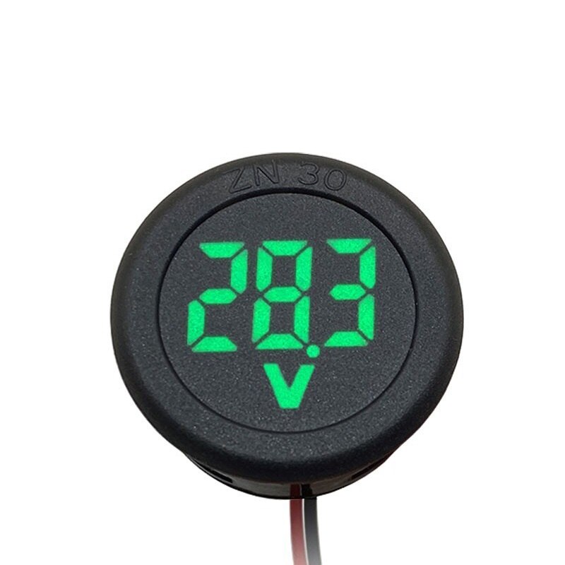 Voltmetru de panou DC Digital 100V LED Verde