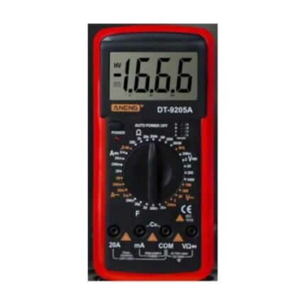 Multimetru digital, Flinke, FK 9205A, Negru/Rosu