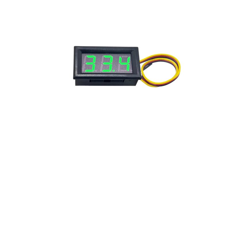 Voltmetru de panou Digital DC 0-200V LED Verde