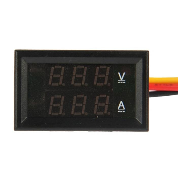 Voltmetru Ampermetru, FARA SHUNT pentru instalare pe panou, 3, 2V/30V, 45x26mm