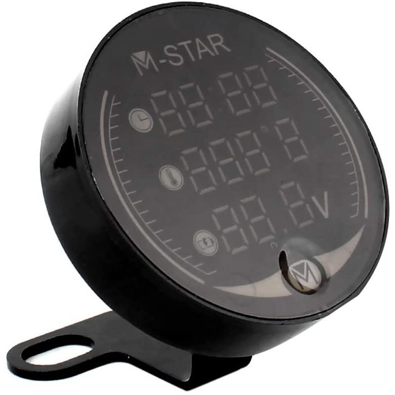 Voltmetru, JeiibrZui, 3in1, Afisaj digital, Negru