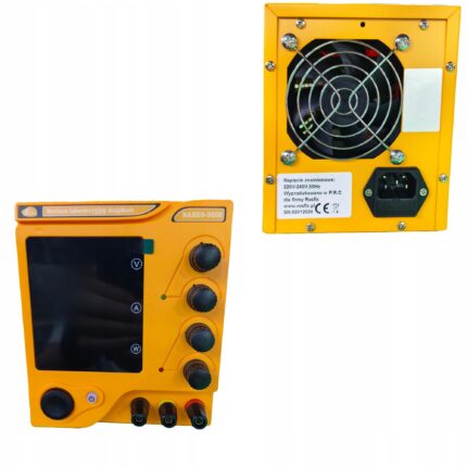Sursa laborator, Rosfix, 32V 5A, Reglabil, Ecran LCD, 280x130x165mm, Galben
