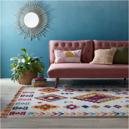 Covor dreptunghiular Flair Rugs Coyote, 160 x 230 cm, 2500 g/m², 100% Polipropilena, Crem