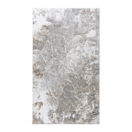 Covor modern, e-floor, Poliester, Wenecja, motiv marmura, 160x230 cm, Gri