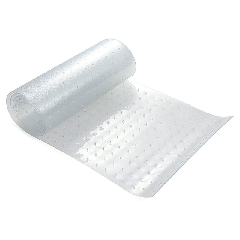 Covoras pentru protectie pardosea, Vaxiuja, PVC, 31/250 cm, Living/dormitor/studiu, Culoare transparenta