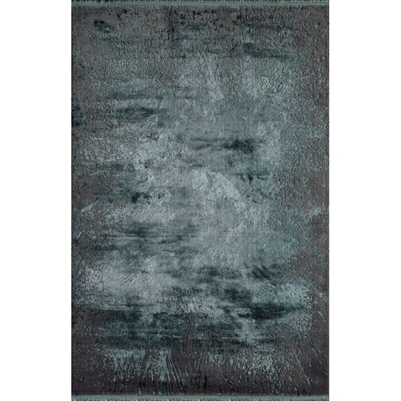 Covoare Karacahan Magnifique , 55% modal/tencel, 45% acrilic, 160x230cm, verde/gri inchis