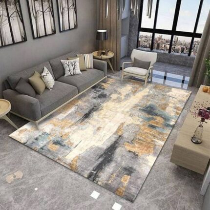 Covor modern cu model abstract, Roneberg, Elegant 160x230 cm, Bej