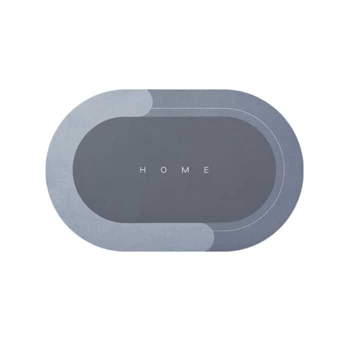 Covoras absorbant cu uscare rapida, DROP STOP, pentru ploaie, noroi, zapada, Gri, 60x40cm