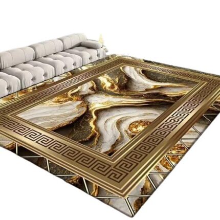 Covor elegant intr-un stil modern, Roneberg, Aur de lux, 200x300 cm, Multicolor