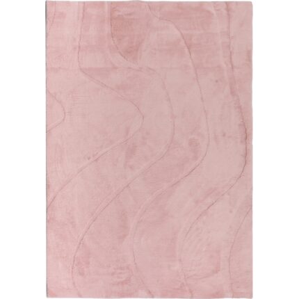 Covor pufos, e-floor, Rabbit Malmo, pentru dormitoare, 120x170 cm, Rosu