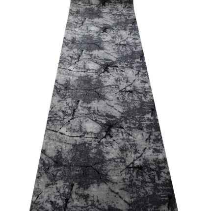 Traversa Antiderapanta Gri Pal cu Negru, Poliester, 120 x 300 cm