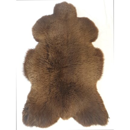 Piele de oaie Furryman, blana naturala, maro, 110 x 60cm, mare