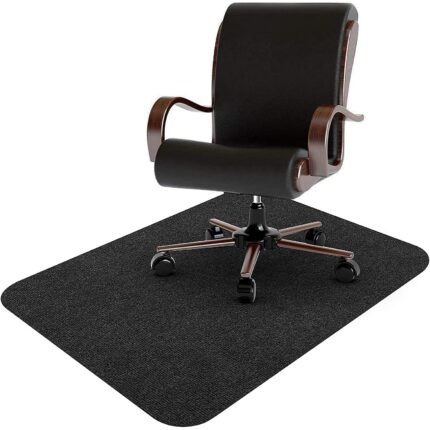 Covoras de protectie pentru podea, Anti-alunecare, Negru, 90 x 120 cm