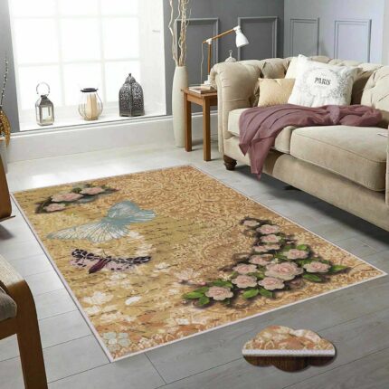 Covor Oyo Concept cu print digital baza tesuta Kiz 80x200 cm