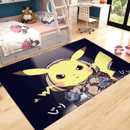 Covor Pikachu, Roleader, Poliester, 40x60cm, Multicolor