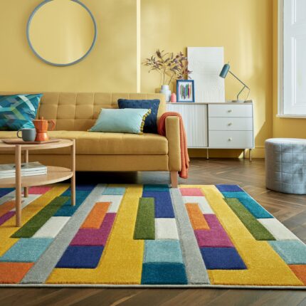 Covor dreptunghiular Flair Rugs Mambo, 160 x 230 cm, 2350 g/m², 100% Polipropilena, Multicolor