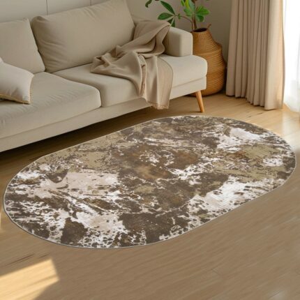 Covor Agora Tisa 60 X 130cm oval-2324A Bej