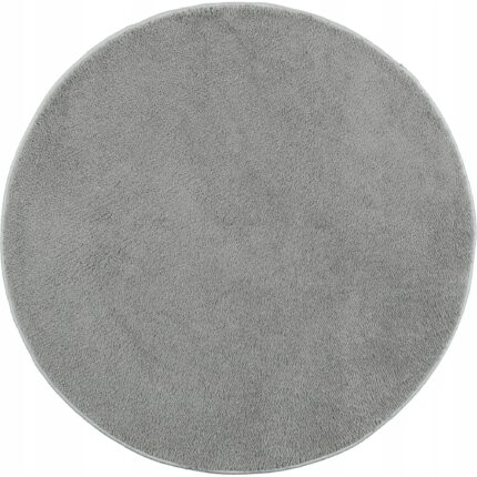 Covoras, e-floor, Soho, rotund, poliester, 80x80 cm, Gri