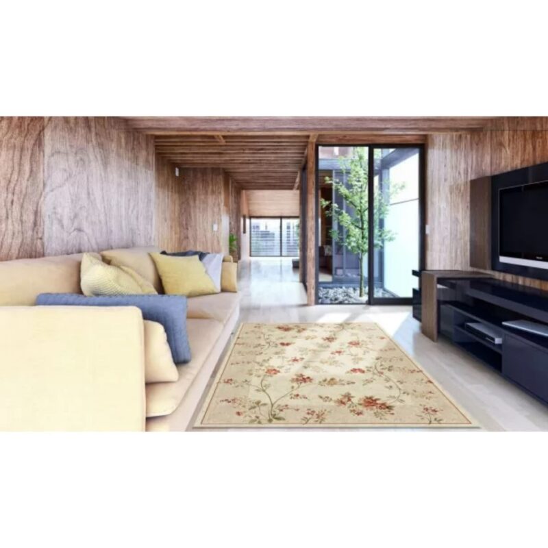 Model Lotos 551/100, Covor Dreptunghiular, Crem Crem 160 x 230