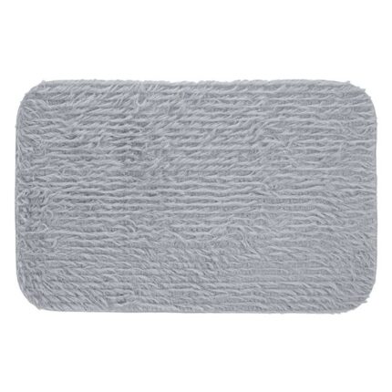 Covoras Decorativ cu Fire Lungi Gri 79x50cm Hanko