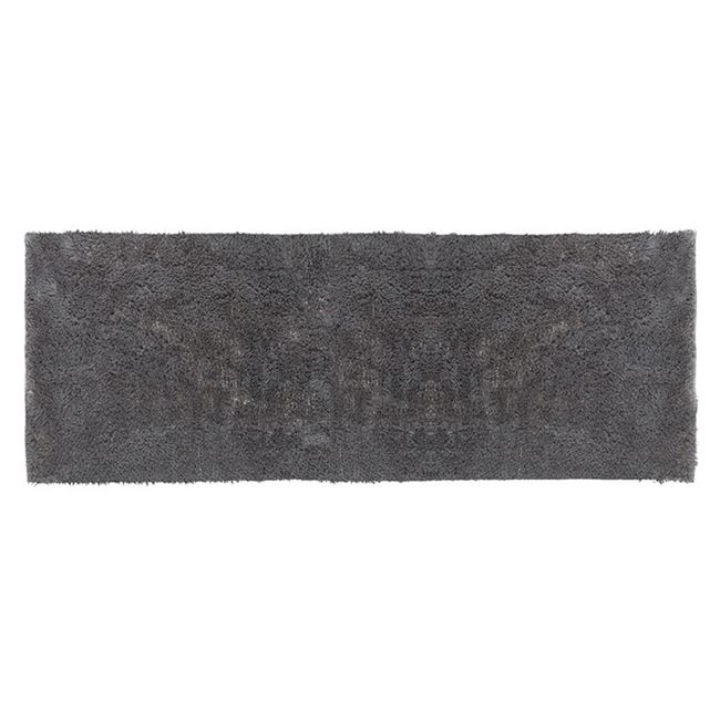 Covoras Decorativ din Imitatie de Blana Gri 160x60cm
