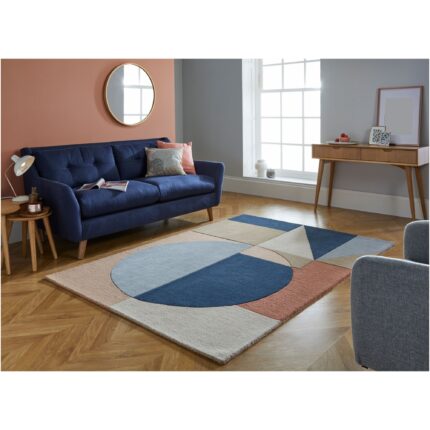 Covor dreptunghiular Flair Rugs Esre, 200 x 290 cm, 3250 g/m², 100% Lana, Multicolor