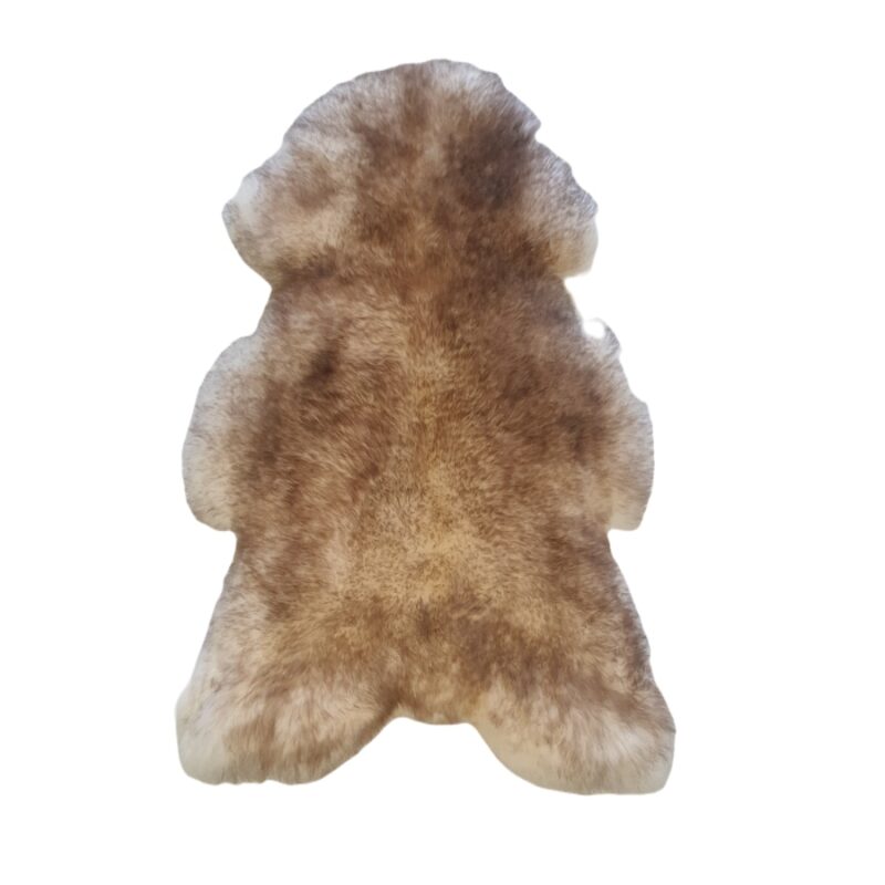Piele de oaie Furryman, Mouflon - Natural - Castan - mediu, blana naturala, 100x55cm, fara crom