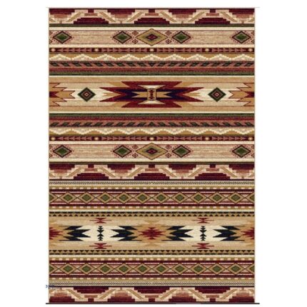 Covor Dreptunghiular, Model Lotos 15080, Polipropilena, Multicolor 150 x 230 cm