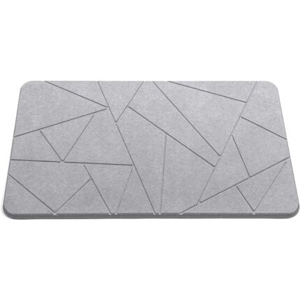 Covoras de Baie din pamant de Diatomee, 60 x 39cm, Super Absorbant, Anti-Alunecare, Usor de Curatat