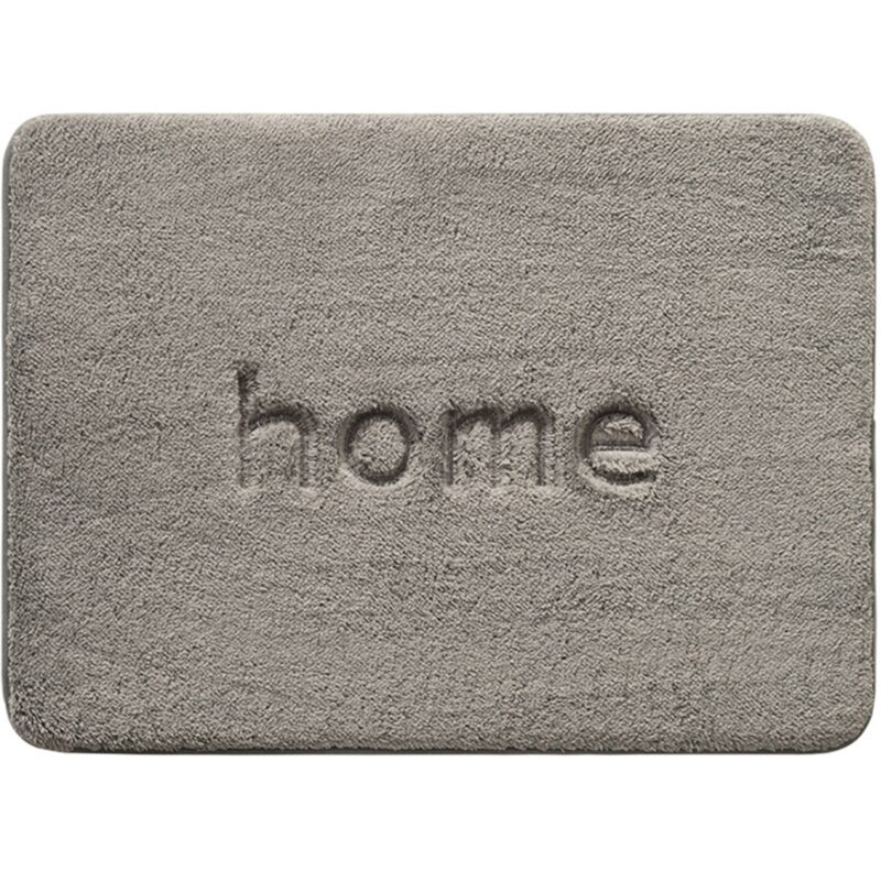 Covor baie HOME, spuma cu memorie, absorbant, antiderapant, 50x80 cm, Gri