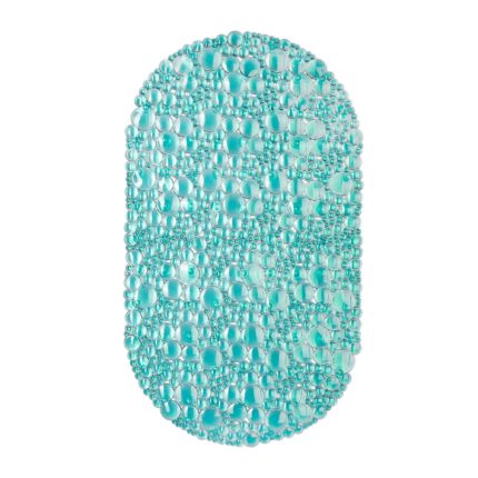 Covor antiderapant pentru cada, Relaxdays, Turcoaz, 0.7 x 67 x 38 cm