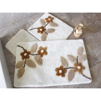 Set 3 Covorase de Baie, Chilai Home, Bonita, Maro, Acryl