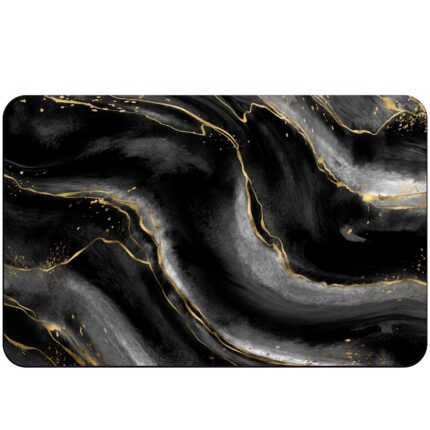 Covoras de baie cu uscare rapida, Evena, Model Onyx, Multicolor, 50x80 cm, Microfibra si cauciuc, Antiderapant