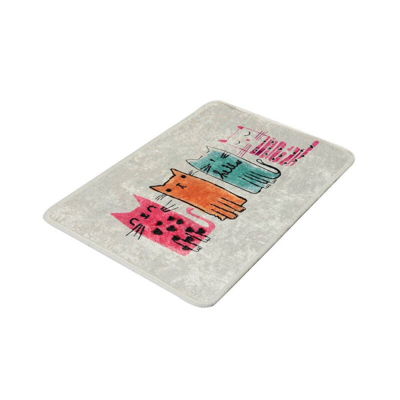 Covor baie Chilai Home 359CHL4164, 100% micro poliamida, 40x60 cm, Multicolor