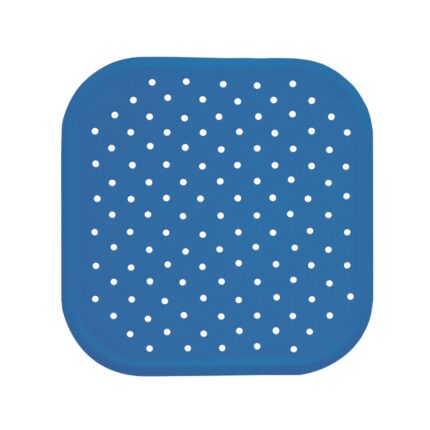 Covoras antiderapant pentru dus 56x56cm albastru