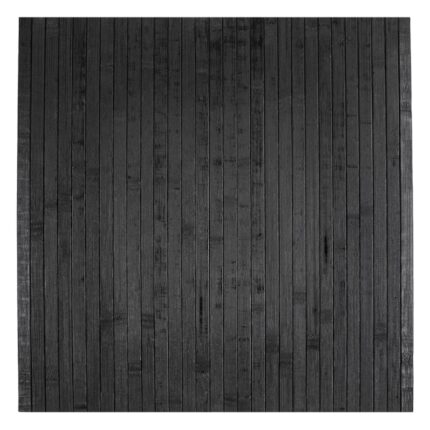 Covoras Baie antiderapant din imitatie bambus negru, ATS