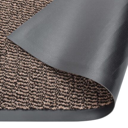 Covoras de intrare cu smocuri vidaXL, maro inchis, 60x150 cm