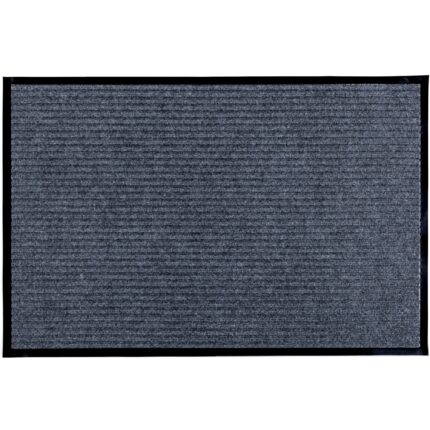 Covoras intrare pentru pantofi, e-floor, Malaga, Poliester, 40x60 cm, Gri