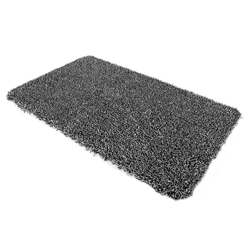 Covor absorbant SIKS pentru intrare, dimensiuni 46 x 72 cm, Negru/Gri