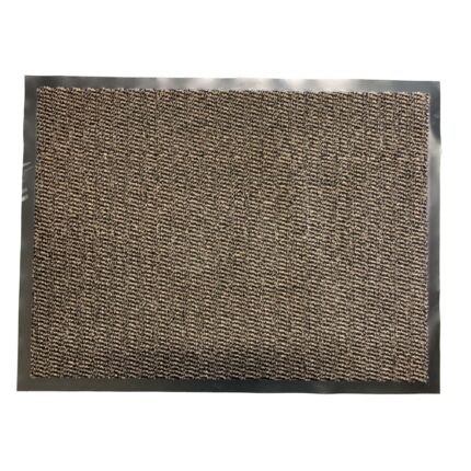 Covoras intrare CLIN, Perfect Home, 120 x 240 cm, maro, material textil, cauciuc