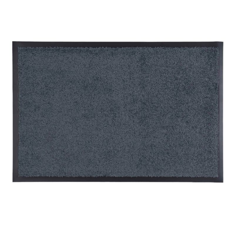 Covoras intrare antiderapant de interior si exterior, Polipropilena, 60 x 90 cm, Gri antracit