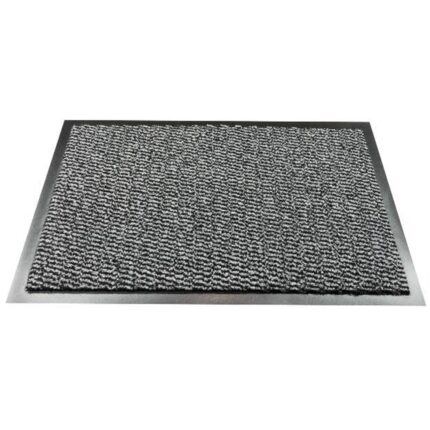 Covoras intrare CLIN, Perfect Home, 40 x 60 cm, gri, material textil, cauciuc