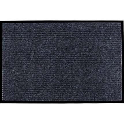 Covoras intrare pentru pantofi, e-floor, Malaga, Poliester, 40x60 cm, Negru
