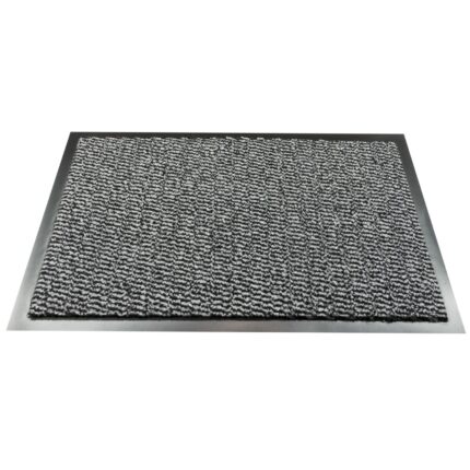 Covoras intrare CLIN, Perfect Home, 120 x 180 cm, gri, material textil, cauciuc