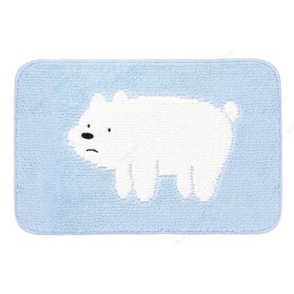 Covor cu desene animate din colectia We Bare Bears albastru 58x38cm MINISO