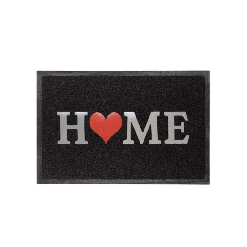 Covoras pentru usa, negru, 60x40cm