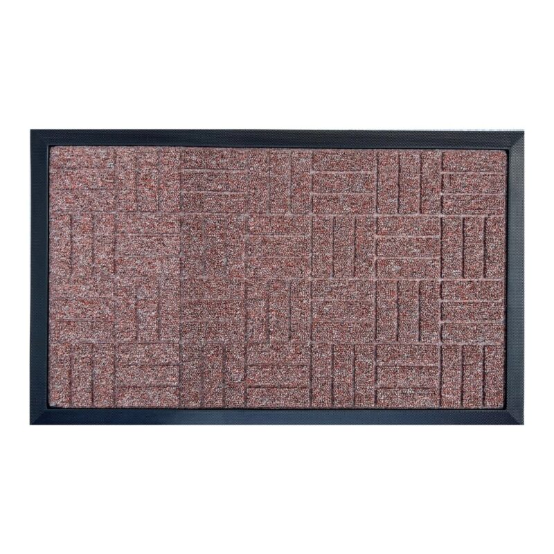 Covoras intrare antiderapant de interior si exterior, VIGO Maro, 45x75 cm